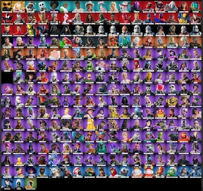 Fortnite Account (All Platform) 258 Skins + Contract Giller , Spider-Gwen - GLOBAL - 6