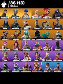 Fortnite Account (All Platform) 36 Skins + The Reaper Skin - GLOBAL - 4