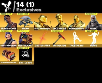 Fortnite Account (All Platform) 45 Skins Travis Scott - GLOBAL - 4