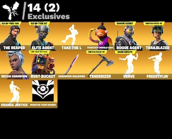 Fortnite Account (All Platform) 54 Skins + The Reaper Skin - GLOBAL - 4