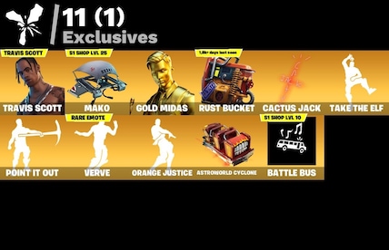 Fortnite Account (All Platform) 63 skins Travis Scott - GLOBAL - 3