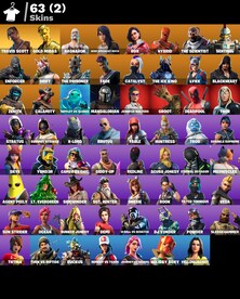 Fortnite Account (All Platform) 63 skins Travis Scott - GLOBAL - 6