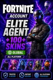 Fortnite Account (All Platform) Elite Agent with 100+ Skins - GLOBAL - 1