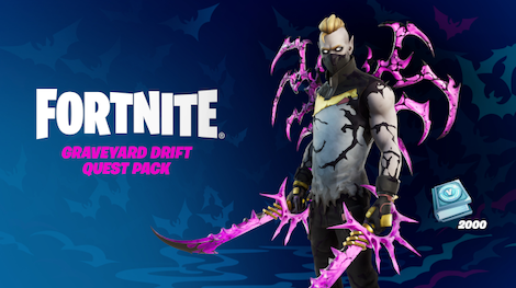 Fortnite - Graveyard Drift Quest Pack + 2000 V-Bucks (Xbox Series X/S) - Xbox Live Key - TURKEY - 0
