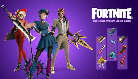 Fortnite - The High Stakes Club Pack (PSN, Xbox, Nintendo Switch, PC, Mobile) - Fortnite - GLOBAL - 0