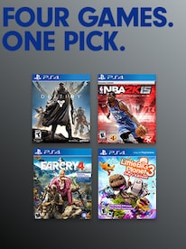 Four Games, One Pick Bundle PSN Key PS4 GLOBAL - 0