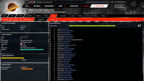 Franchise Hockey Manager 6 - Steam - Gift GLOBAL - 4