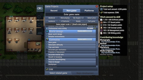 Game Dev Studio Steam Key GLOBAL - 0