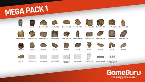 GameGuru - Mega Pack 1 Steam Key GLOBAL - 9