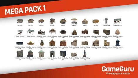 GameGuru - Mega Pack 1 Steam Key GLOBAL - 0