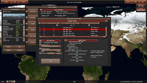 GearCity (PC) - Steam Gift - GLOBAL - 5