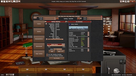 GearCity (PC) - Steam Gift - GLOBAL - 9