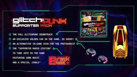 Glitchpunk - Supporter Pack (PC) - Steam Key - EUROPE - 3