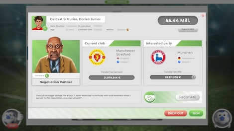 GOAL! The Club Manager (PC) - Steam Key - EUROPE - 9