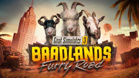 Goat Simulator 3: Baadlands: Furry Road (PC) - Steam Key - GLOBAL - 0