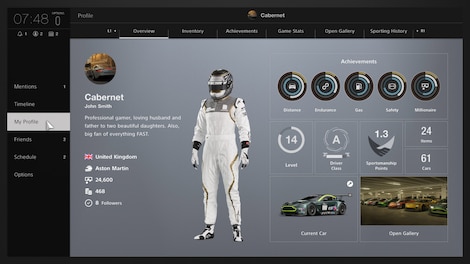 Gran Turismo Sport (PS4) - PSN Account - GLOBAL - 10