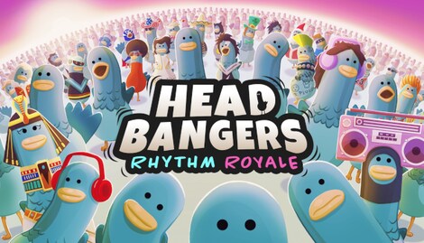 Headbangers: Rhythm Royale (PC) - Steam Key - NORTH AMERICA - 0