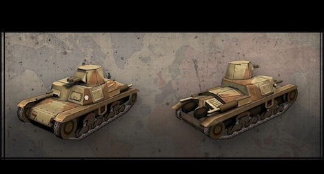 Hearts of Iron III: Italian Vehicle Pack Steam Key GLOBAL - 9
