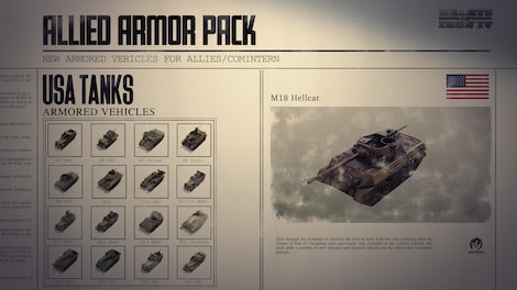 Hearts of Iron IV Allied Armor Pack (PC) - Steam Gift - GLOBAL - 4