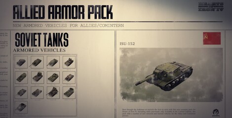 Hearts of Iron IV Allied Armor (PC) - Steam Key - RU/CIS - 10