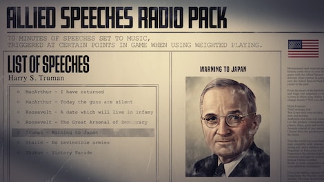 Hearts of Iron IV: Allied Speeches Music Pack (PC) - Steam Gift - NORTH AMERICA - 8