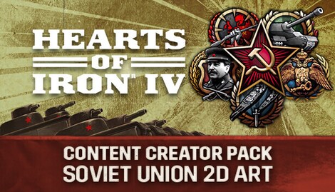 Hearts of Iron IV: Content Creator Pack - Soviet Union 2D Art (PC) - Steam Key - EUROPE - 0