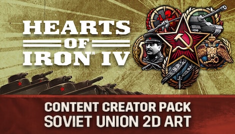 Hearts of Iron IV: Content Creator Pack - Soviet Union 2D Art (PC) - Steam Key - GLOBAL - 0