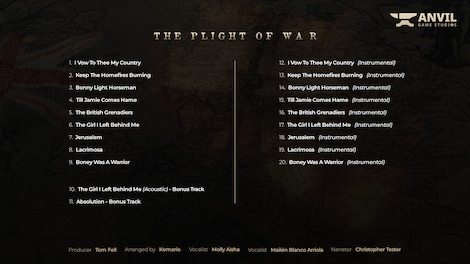 Holdfast: Nations At War OST - The Plight of War (PC) - Steam Key - GLOBAL - 7