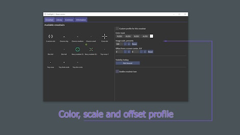 HudSight - custom crosshair overlay (PC) - Steam Account - GLOBAL - 4