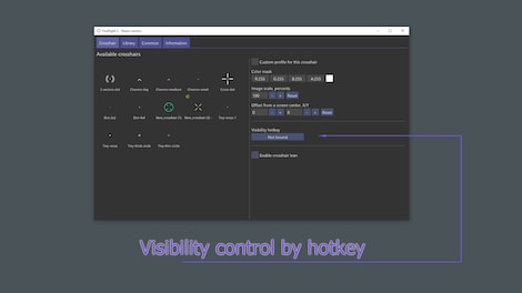 HudSight - custom crosshair overlay (PC) - Steam Account - GLOBAL - 5