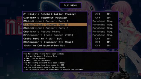 Hyperdimension Neptunia Re;Birth2: Sisters Generation Additional Content Pack 2 Steam Key GLOBAL - 3