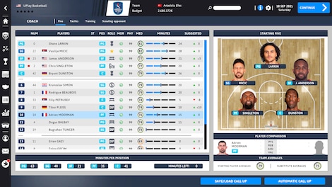 International Basketball Manager 22 (PC) - Steam Gift - GLOBAL - 11