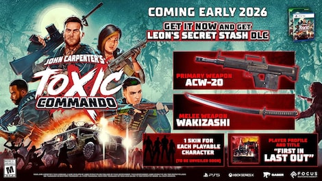 John Carpenter's Toxic Commando Preorder Bonus (PC) - Steam Key - GLOBAL - 0