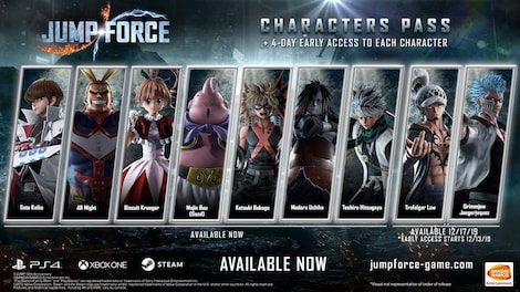 Jump Force Characters Pass (Xbox One) - Xbox Live Key - GLOBAL - 0