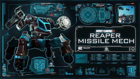 Just Cause 3 DLC: Reaper Missile Mech Steam Gift GLOBAL - 3