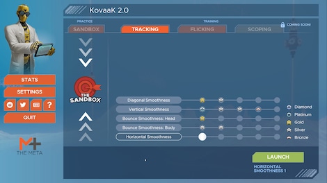 KovaaK 2.0 - Tracking Trainer (PC) - Steam Key - GLOBAL - 0