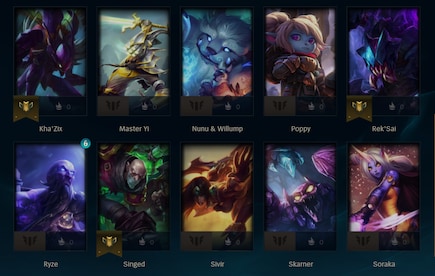 League of Legends Account 21 Champions EUNE server (PC) - League of Legends Account - GLOBAL - 6