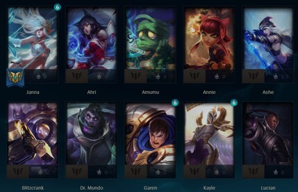 League of Legends Account 27 Champions, 47 lvl EUNE server (PC) - League of Legends Account - GLOBAL - 10