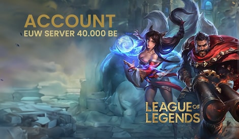 League of Legends Account 40.000 BE EUW server (PC) - League of Legends Account - GLOBAL - 0