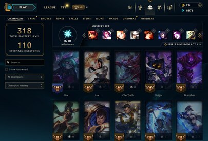 League of Legends Account 58 Skins + 111 Champ - EUW server (PC) - League of Legends Account - GLOBAL - 25