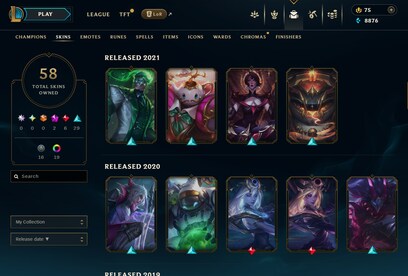 League of Legends Account 58 Skins + 111 Champ - EUW server (PC) - League of Legends Account - GLOBAL - 13