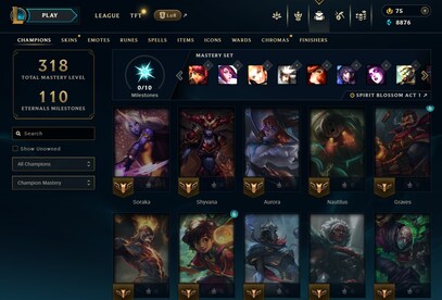 League of Legends Account 58 Skins + 111 Champ - EUW server (PC) - League of Legends Account - GLOBAL - 19