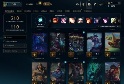 League of Legends Account 58 Skins + 111 Champ - EUW server (PC) - League of Legends Account - GLOBAL - 18