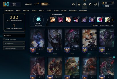 League of Legends Account 87 Skins + 102 Champ - EUW server (PC) - League of Legends Account - GLOBAL - 28