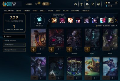 League of Legends Account 87 Skins + 102 Champ - EUW server (PC) - League of Legends Account - GLOBAL - 19