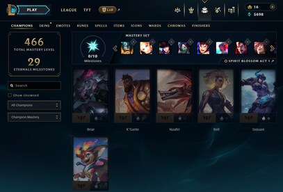 League of Legends Account 87 Skins + 161 Champ - EUW server (PC) - League of Legends Account - GLOBAL - 16