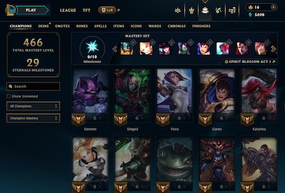 League of Legends Account 87 Skins + 161 Champ - EUW server (PC) - League of Legends Account - GLOBAL - 28