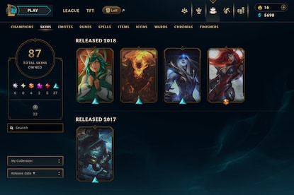 League of Legends Account 87 Skins + 161 Champ - EUW server (PC) - League of Legends Account - GLOBAL - 11
