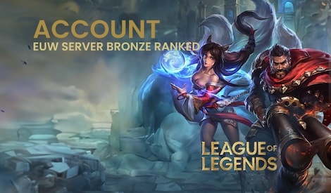 League of Legends Account Bronze Ranked EUW server (PC) - League of Legends Account - GLOBAL - 0