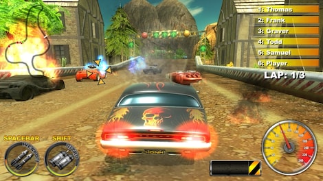 Lethal Brutal Racing Steam Key GLOBAL - 0